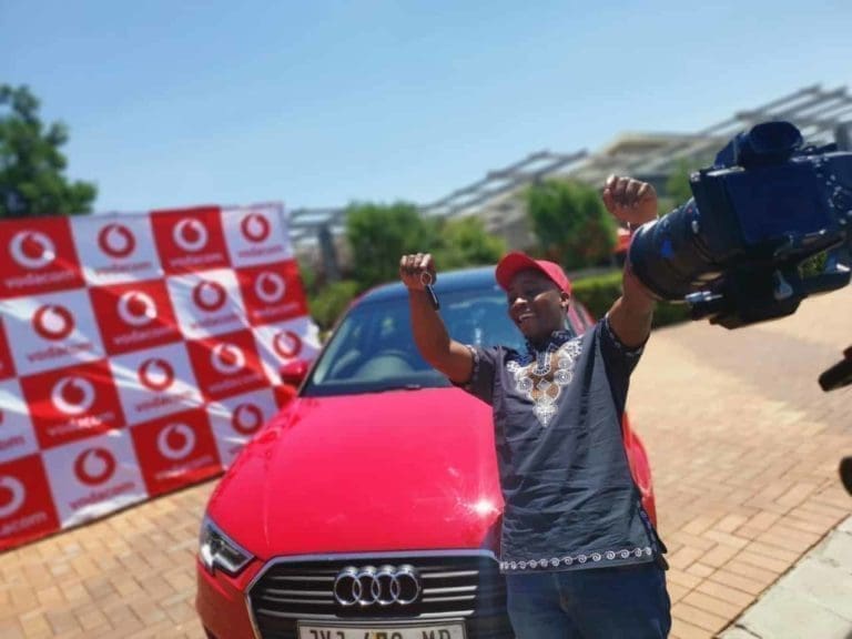 Vodacom’s Summer ShakeUp – Songezo Mampungu Wins Audi A4 Songezo Mampungu from Witbank