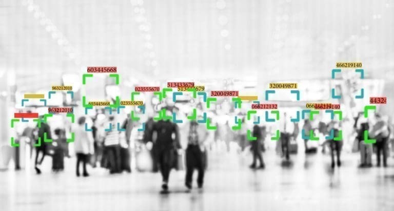 SA’s IoT Innovator Develops Solution to Manage Social Distancing Face Recognition Technology Concept Illustration Of Big Data