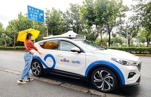 Chinese Search Engine Giant Baidu Starts Public Testing Apollo Go Robotaxis In Shanghai robotaxi