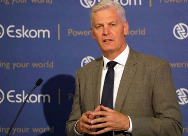 Eskom Sends Group Chief Executive Andrè De Ruyter Packing Eskom