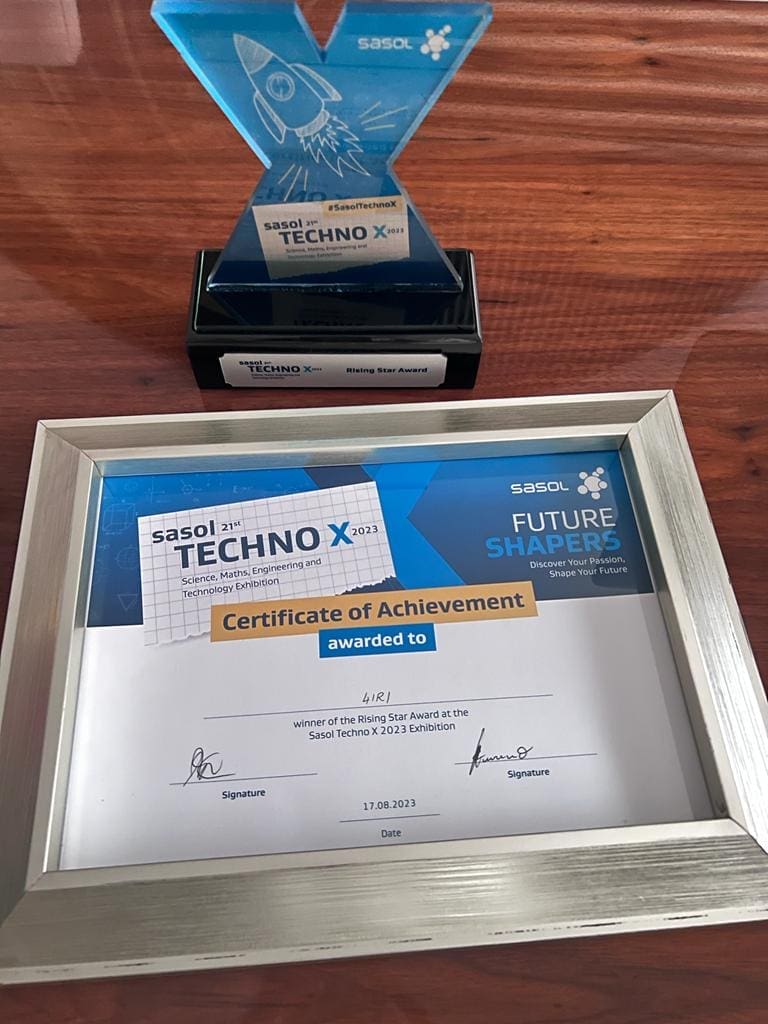 2023 Rising Star SASOL TechnoX Award