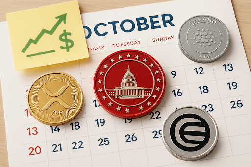 Hottest Coins for October: XRP, WLD and Cardano Set for New ATH, But MAGACOIN FINANCE Could 50×
