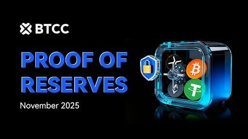 BTCC Exchange Reports 146% Total Reserve Ratio in November 2025, Reinforcing Industry-Leading Financial Transparency BTCC
