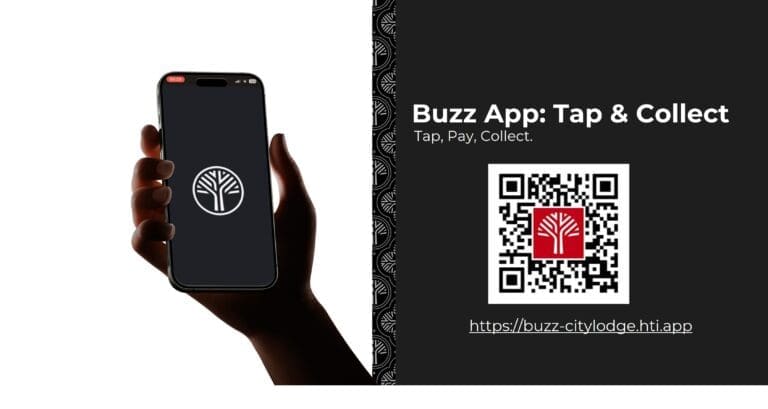 Order Food Your Way At City Lodge Hotels With New Buzz App Buzz App QR code