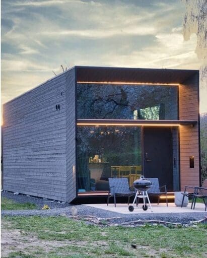 Mirror Alpine Cabin