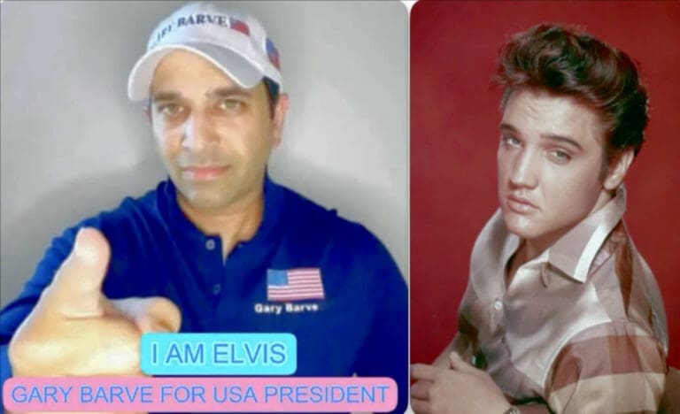 I AM ELVIS: A Global Music Sensation Gary Barve for USA President Music Album Available Now in the USA and Across the World Gary Barve for USA President