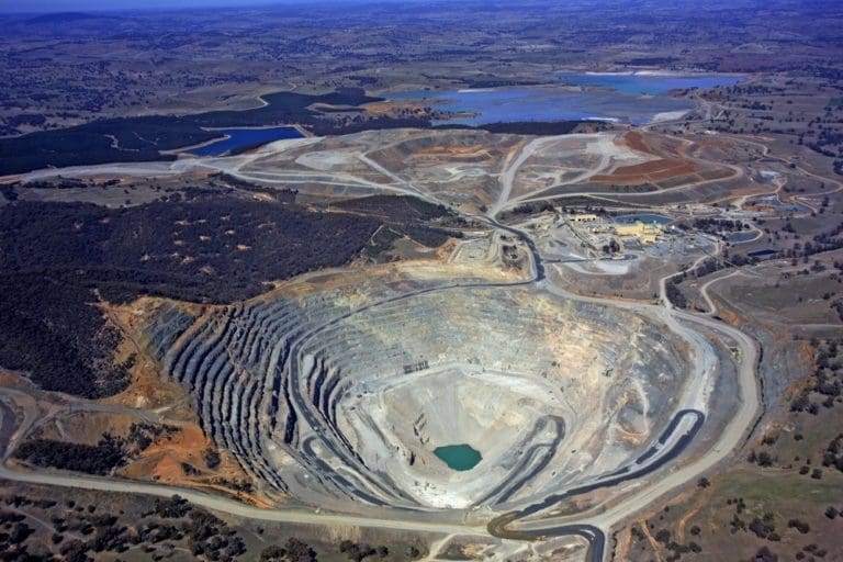 open cut mine
