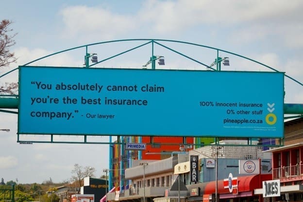 This Insurance Provider Broke The Internet With These Hilarious Billboards Pineapple