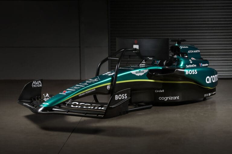 Aston Martin Aramco Unveils Cutting-Edge F1 Simulator With Advanced Motion Tech Aston Martin Motion Simulators
