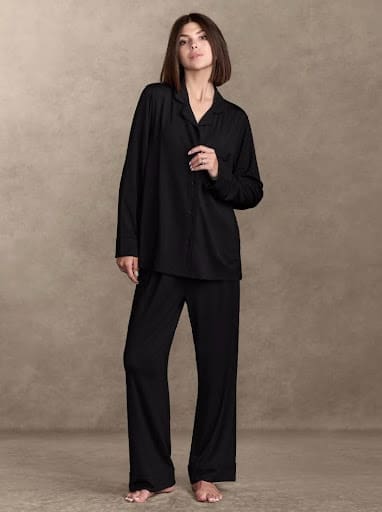 Pure Parima’s Soft-Knit Long Sleeve Pajama Set